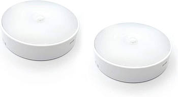 Світло з датчиком руху, USB акумуляторний нічник 2 шт.