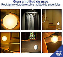 Світло з датчиком руху, USB акумуляторний нічник 2 шт., фото 3