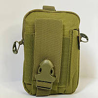 Сумка на пояс штурмова Туристична Mini warrior Олива, фото 2