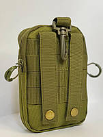 Сумка на пояс штурмова Туристична Mini warrior Олива, фото 4