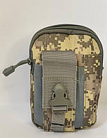 Сумка на ремінь Туристична штурмова Mini warrior Піксель Бежевий, фото 3