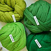Товста, велика пряжа 100% вовна мериноса. Колір: Весняний 100г. 21-23 мкрн. для валяння для іграшок, фото 2