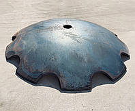 Диск борони БДТ ромашка 10 пелюсток/гладкий D=650 мм,h=6,3мм, ф 46мм з бронесталі, фото 4