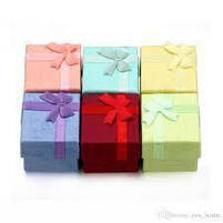 Подарункова коробка для біжутерії з бантиком, фото 2