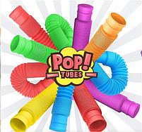 Розвивальна іграшка-антистрес Pop Tubes 1 шт., фото 2