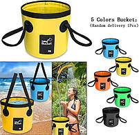 Портативний  душ для кемпінгу з відром, фото 2