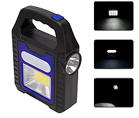 Портативний ліхтар, що перезаряджається, зарядка від сонця і від USB, фото 2