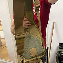 Сумка Туристична через плече Mil-Tec кайот, фото 5