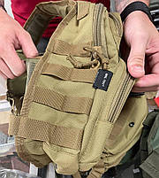 Сумка Туристична через плече Mil-Tec кайот, фото 9