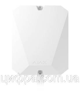 Дротовий трансміттер Ajax MultiTransmitter Fibra white, фото 1