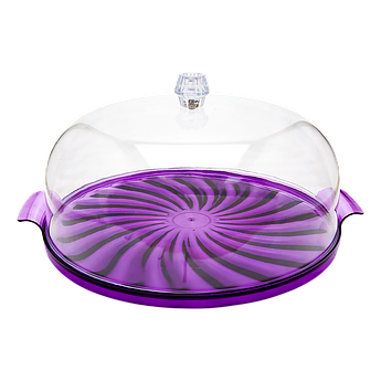 Тортовниця Кристал фіолетова