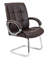 Конференц крісло на хромованих полозах для приймальних і клієнтських залів Аризона Ю Richman