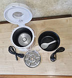 Мультиварка автомобільна DMWD 3 літра 12-24-220V вольта від прикурювача в машину фуру для далекобійника, домашнього використання, фото 5