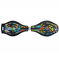 Вейвборд Schildkrot Waveboard Good Vibes Graffiti Black/Multicolor