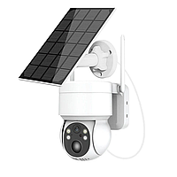 Уличная Wi-Fi IP-камера 1080P T34 видеонаблюдения с солнечной панелью