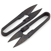 Сниппер, ножницы ниткорезы, пластиковый корпус, 1шт., размер 10х2,5см, цвет Черный