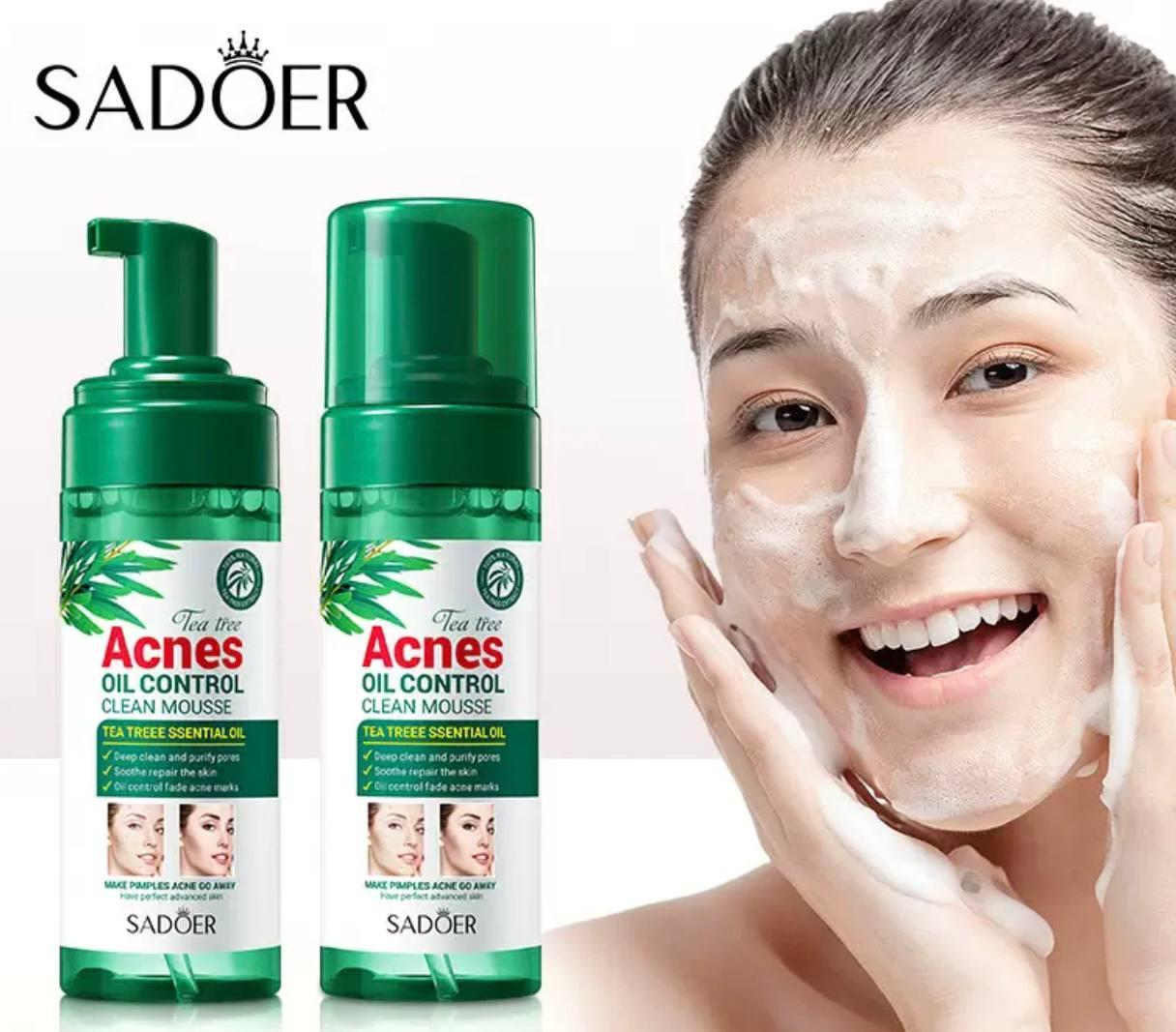 Пінка-мус для проблемної шкіри та шкіри з проявами акне Sadoer Acnes , 150 г