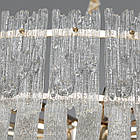 Сучасна кришталева люстра на 18 ламп Е14 колір каркасу золотий D-414-750SG, фото 3