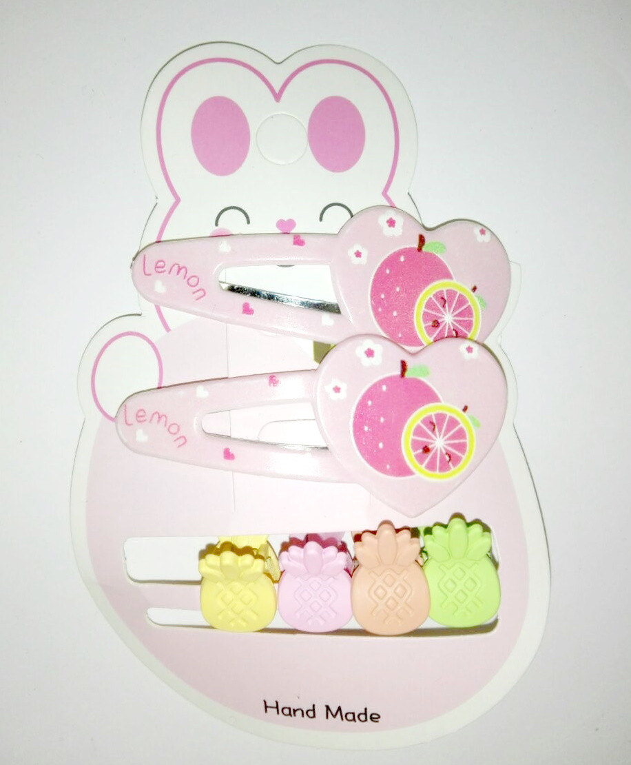 Набір аксесуарів для волосся 6шт/наб (2 шпильки, 4крабика) (2400наб), фото 1