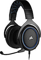 Геймерские проводные наушники Corsair HS50 Pro Stereo Blue (CA-9011217-EU) Уценка