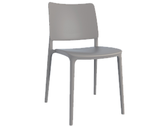 Стілець Papatya Joy-S сіро-коричневий