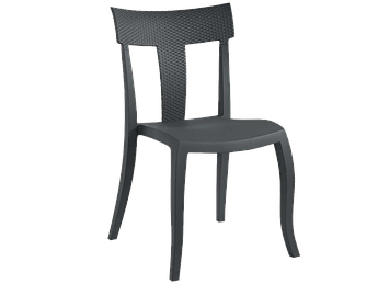 Стілець Papatya TORO-S RATTAN антрацит
