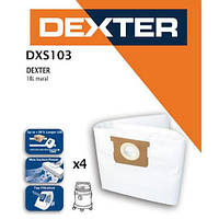 Синтетичні мішкі для пилососу Dexter 4 шт DXS103