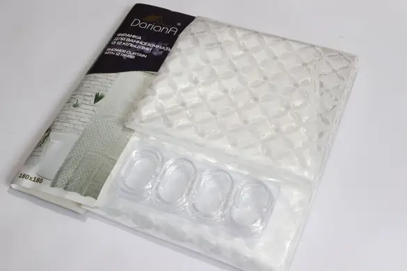 Шторка для ванної силіконова 3D