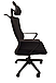 Крісло з підголівником із сітчастою спинкою для комп'ютера Titan HR Black/Black для працівників офісу AMF, фото 7