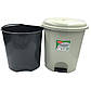 Відро для сміття з педаллю Planet №3 12 л сірий, фото 4