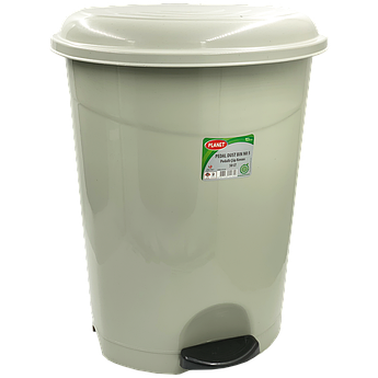 Відро для сміття з педаллю Planet №5 50 л сіре