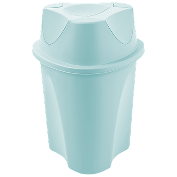 Відро для сміття Planet Twist 15 л сіро-блакитне