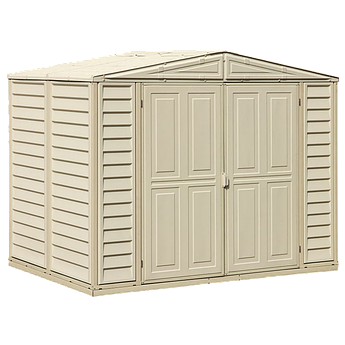 Сарай пластиковий DuraMate 240x163x186 см слонова кістка