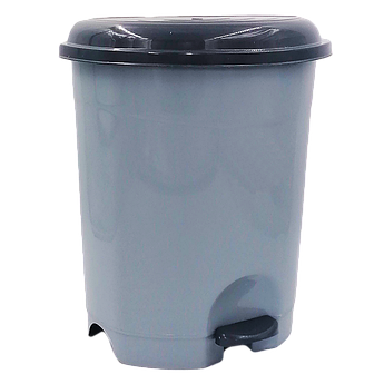 Відро для сміття з педаллю Planet №4 22 л антрацитове-сіре