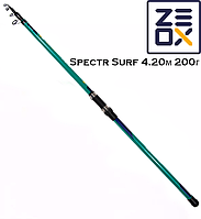 Удилище ZEOX Spectr Surf 4.20м 200г морское сёрфовое