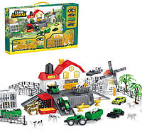 Детский игровой набор ферма SY9937 с животными и транспортом