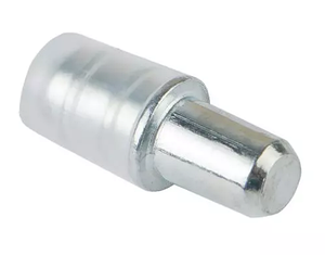 Полкотримач F3M для скла: із пластиковим ковпачком, 5 мм L=16 мм, колір Оцинк