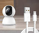 Кабель USB - micro USB для зарядки та живлення 7 м Білий ( код: USB-micro 7m ), фото 4