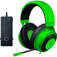 Геймерские проводные наушники Razer Kraken Tournament Edition Green + Звуковая карта (RZ04-02051100-R3M1)