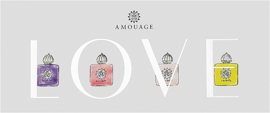 Набір 4 види парфумованої води для жінок (edp/4*7,5ml) Amouage Love Set