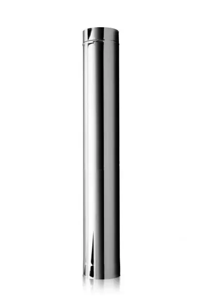 Труба оцинкованная 150 мм 1 м для дымохода - фото 1 - id-p2038433222