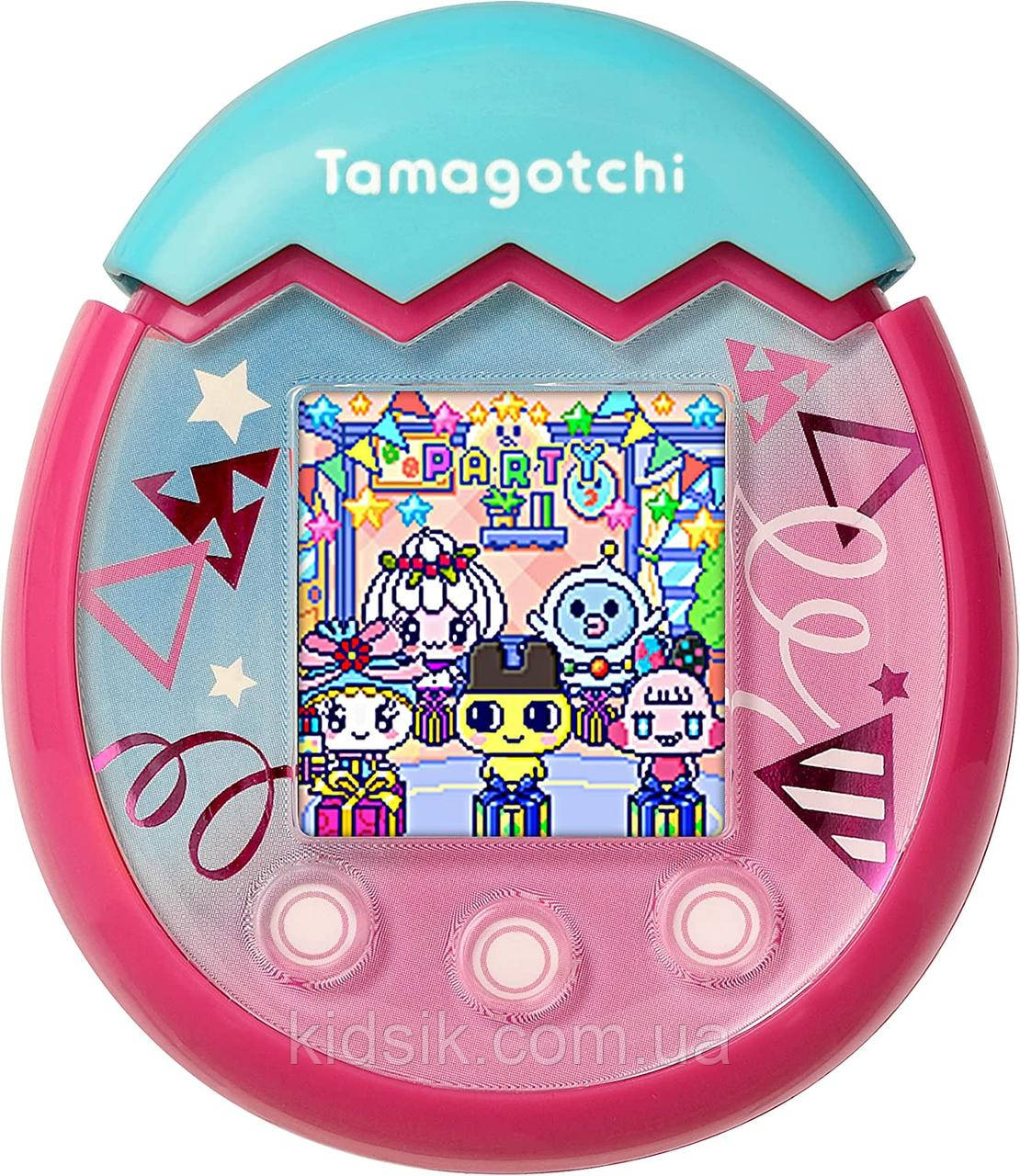 Тамагочі Пікс Вечірка Tamagotchi Pix — Party Confetti (Pink) BANDAI
