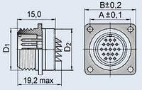 Разъем РРС5-19-1-2В