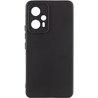 Чехол Silicone Cover Lakshmi Full Camera (A) для Xiaomi Redmi Note 12T Pro Full camera, Чорний/Black
