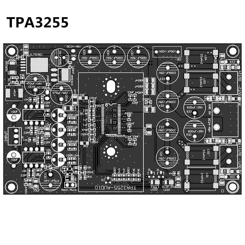 TPA3255 аудио усилитель двухканальный 315 + 315Вт, HIFI, 19-48В, 5А ...