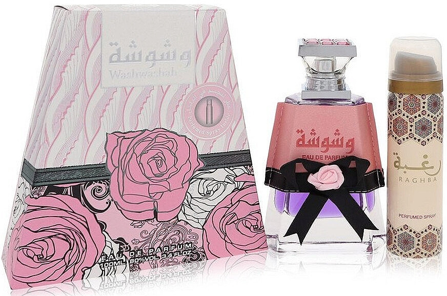 Набір для жінок Lattafa Perfumes Washwashah (парфумована вода 100 мл + дезодорант 75 мл)