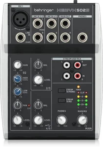 Мікшерний пульт Behringer Xenyx 502S