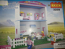 Конструктор Будиночок двоповерховий сім'я Beautiful Princess 6+ років у коробці 41*30*6 см