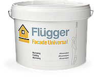 Краска Flugger Faсade Universal(флюгер фасад универсал)-9,1л, фасадная латексная маслянная