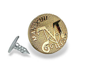 Джинсовий гудзик MANIKINI 20мм колір золото